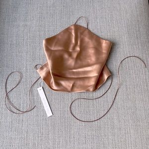 Natalie Rolt Virgo Crop Peony Halter Top